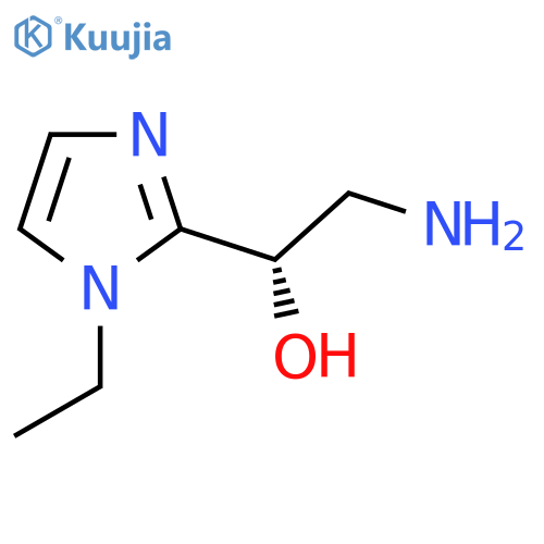 (1S)-2-amino-1-(1-ethyl-1H-imidazol-2-yl)ethan-1-ol structure