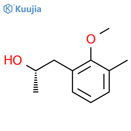 (2S)-1-(2-methoxy-3-methylphenyl)propan-2-ol structure