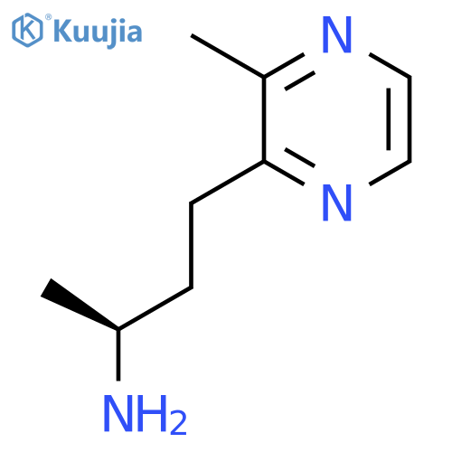 (2S)-4-(3-methylpyrazin-2-yl)butan-2-amine structure