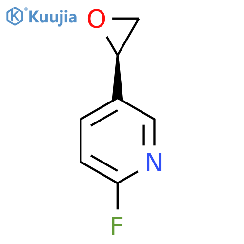 2-fluoro-5-(2R)-oxiran-2-ylpyridine structure