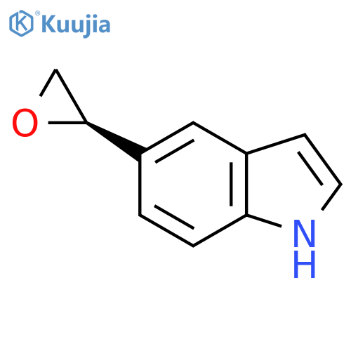 5-(2R)-oxiran-2-yl-1H-indole structure