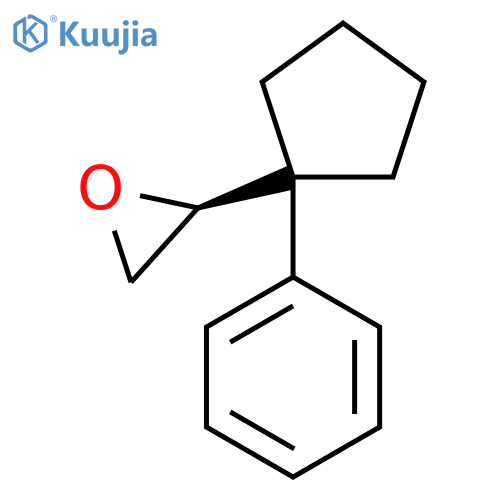 (2S)-2-(1-phenylcyclopentyl)oxirane structure