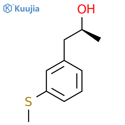 (2S)-1-3-(methylsulfanyl)phenylpropan-2-ol structure