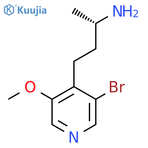 (2S)-4-(3-bromo-5-methoxypyridin-4-yl)butan-2-amine structure