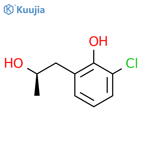 2-chloro-6-(2R)-2-hydroxypropylphenol structure