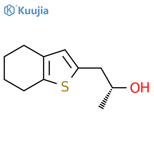 (2R)-1-(4,5,6,7-tetrahydro-1-benzothiophen-2-yl)propan-2-ol structure