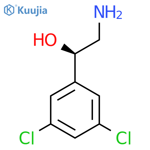(1R)-2-amino-1-(3,5-dichlorophenyl)ethan-1-ol structure