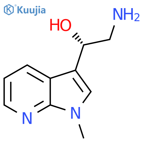 (1S)-2-amino-1-{1-methyl-1H-pyrrolo2,3-bpyridin-3-yl}ethan-1-ol structure