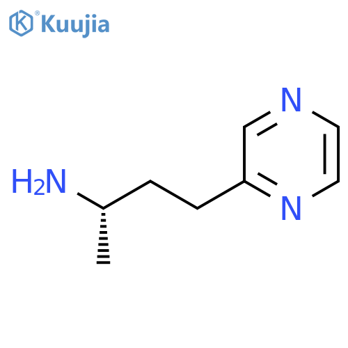 (2S)-4-(pyrazin-2-yl)butan-2-amine structure