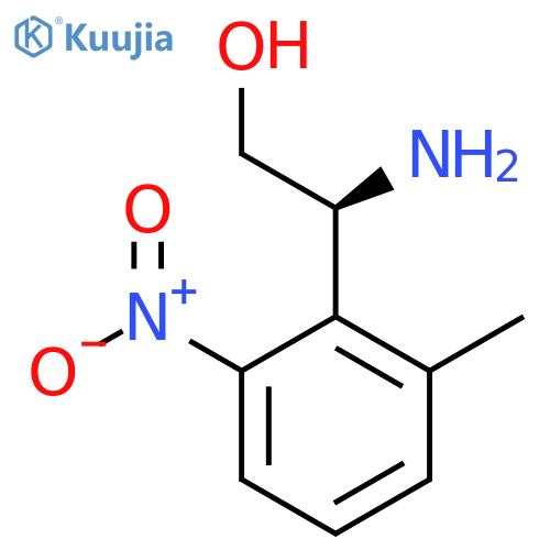 (2S)-2-amino-2-(2-methyl-6-nitrophenyl)ethan-1-ol structure