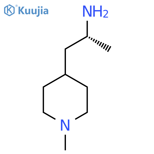 (2R)-1-(1-methylpiperidin-4-yl)propan-2-amine structure