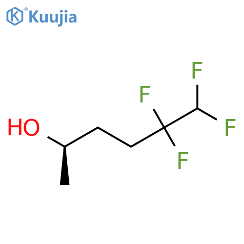 (2R)-5,5,6,6-tetrafluorohexan-2-ol structure