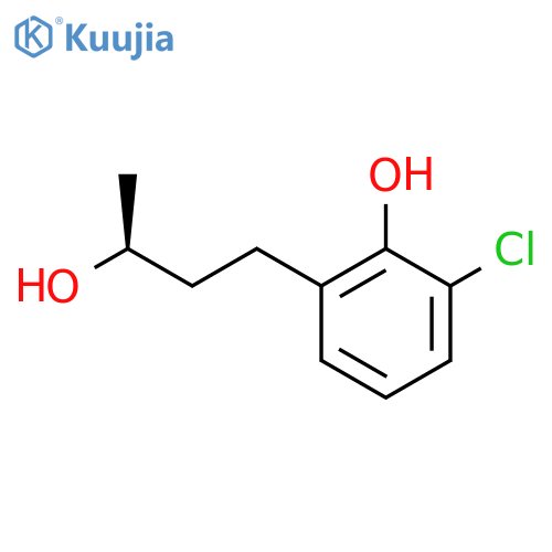 2-chloro-6-(3S)-3-hydroxybutylphenol structure