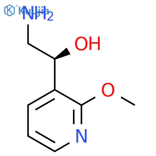 (1S)-2-amino-1-(2-methoxypyridin-3-yl)ethan-1-ol structure