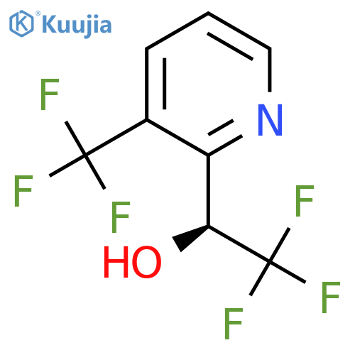 (1S)-2,2,2-trifluoro-1-3-(trifluoromethyl)pyridin-2-ylethan-1-ol structure