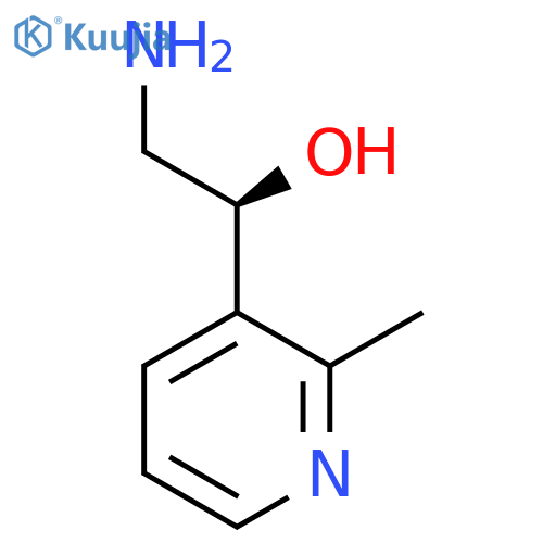 (1S)-2-amino-1-(2-methylpyridin-3-yl)ethan-1-ol structure