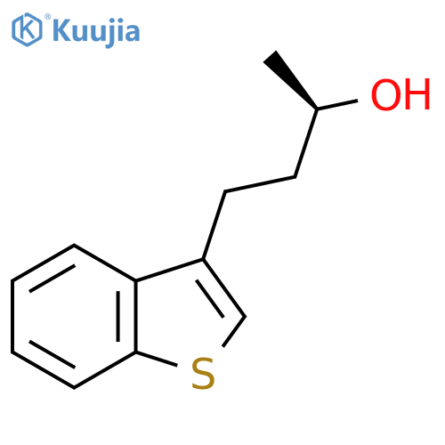 (2R)-4-(1-benzothiophen-3-yl)butan-2-ol structure