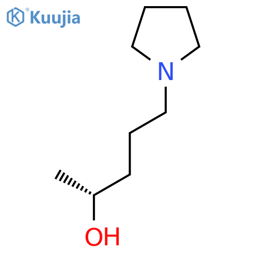 (2R)-5-(pyrrolidin-1-yl)pentan-2-ol structure