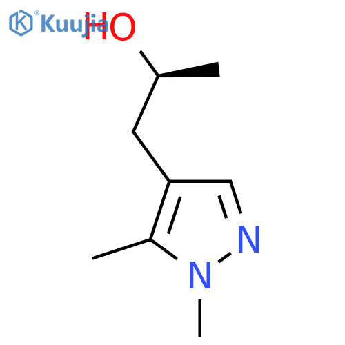 (2S)-1-(1,5-dimethyl-1H-pyrazol-4-yl)propan-2-ol structure
