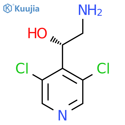 (1S)-2-amino-1-(3,5-dichloropyridin-4-yl)ethan-1-ol structure