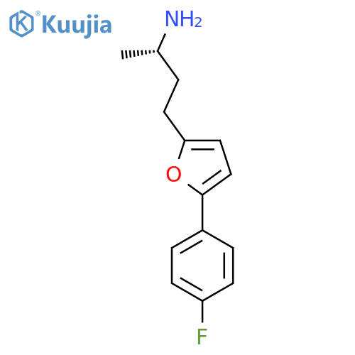 (2S)-4-5-(4-fluorophenyl)furan-2-ylbutan-2-amine structure