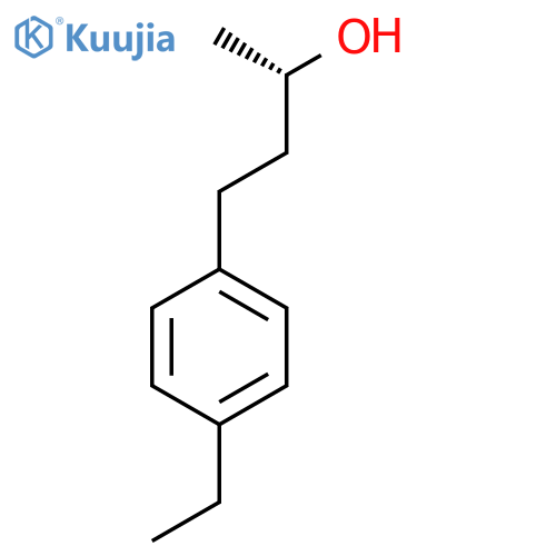 (2S)-4-(4-ethylphenyl)butan-2-ol structure