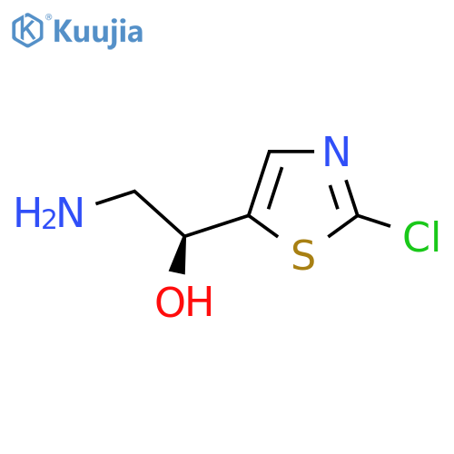 (1S)-2-amino-1-(2-chloro-1,3-thiazol-5-yl)ethan-1-ol structure