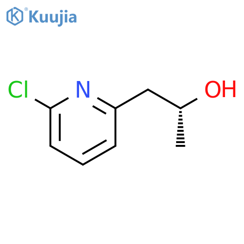 (2R)-1-(6-chloropyridin-2-yl)propan-2-ol structure