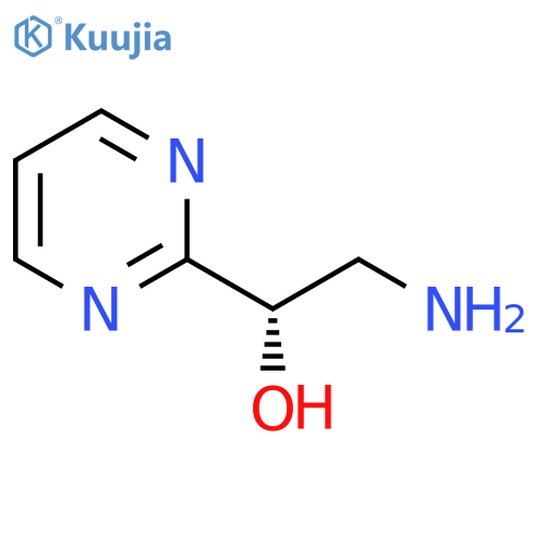 (1S)-2-amino-1-(pyrimidin-2-yl)ethan-1-ol structure