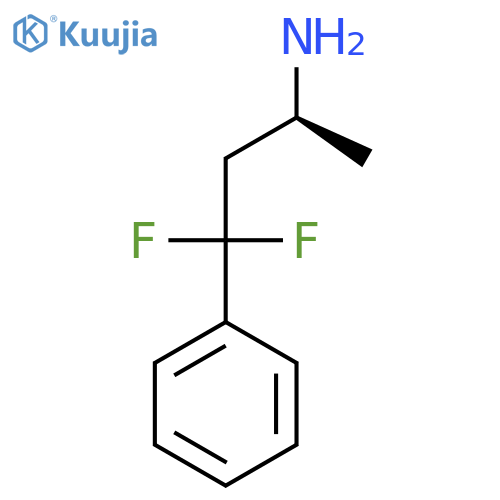 (2S)-4,4-difluoro-4-phenylbutan-2-amine structure