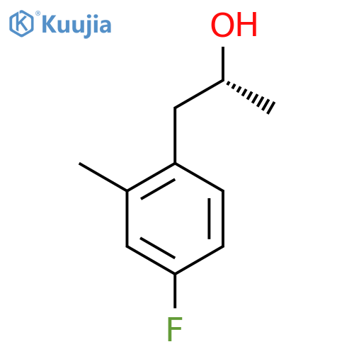 (2R)-1-(4-fluoro-2-methylphenyl)propan-2-ol structure