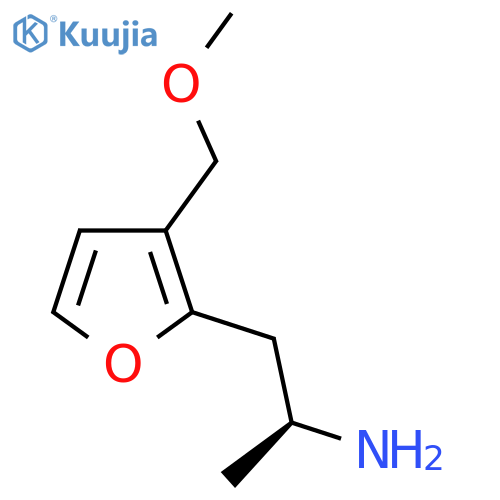 (2S)-1-3-(methoxymethyl)furan-2-ylpropan-2-amine structure