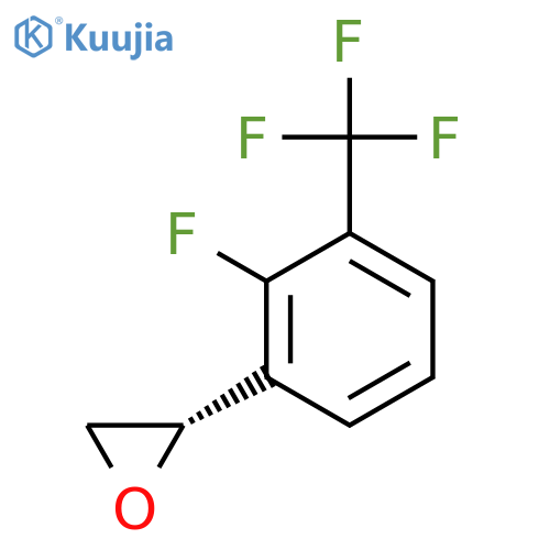 (2S)-2-2-fluoro-3-(trifluoromethyl)phenyloxirane structure