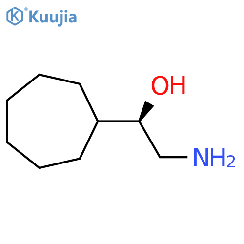 (1R)-2-amino-1-cycloheptylethan-1-ol structure