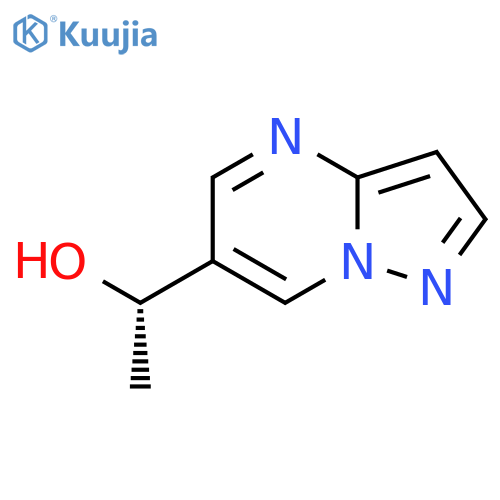 (1S)-1-{pyrazolo1,5-apyrimidin-6-yl}ethan-1-ol structure