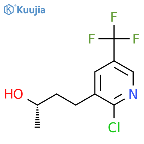 (2S)-4-[2-chloro-5-(trifluoromethyl)pyridin-3-yl]butan-2-ol structure