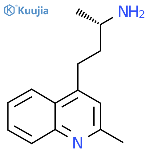 (2S)-4-(2-methylquinolin-4-yl)butan-2-amine structure