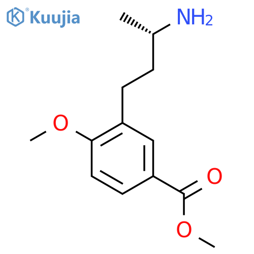 methyl 3-(3S)-3-aminobutyl-4-methoxybenzoate structure