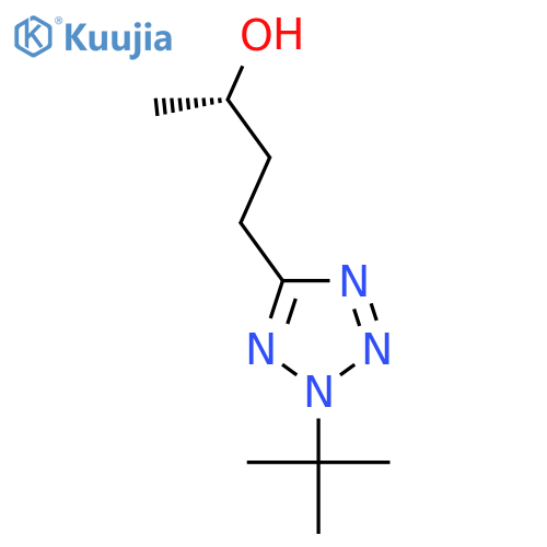(2S)-4-(2-tert-butyl-2H-1,2,3,4-tetrazol-5-yl)butan-2-ol structure