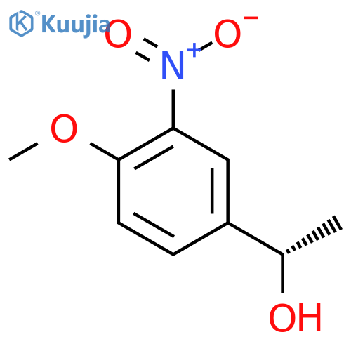 (1S)-1-(4-methoxy-3-nitrophenyl)ethan-1-ol structure