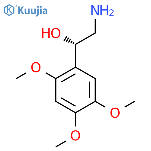 (1S)-2-amino-1-(2,4,5-trimethoxyphenyl)ethan-1-ol structure