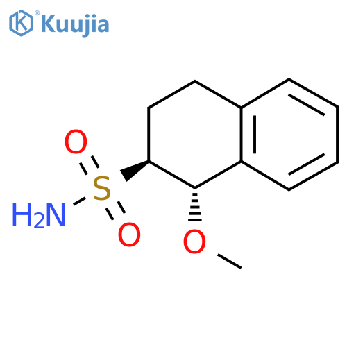 1-methoxy-1,2,3,4-tetrahydronaphthalene-2-sulfonamide structure