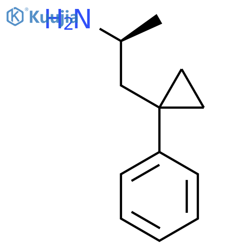 (2S)-1-(1-phenylcyclopropyl)propan-2-amine structure