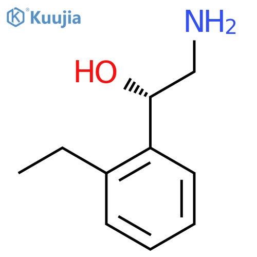 (1S)-2-amino-1-(2-ethylphenyl)ethan-1-ol structure