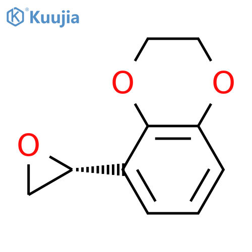 5-(2R)-oxiran-2-yl-2,3-dihydro-1,4-benzodioxine structure