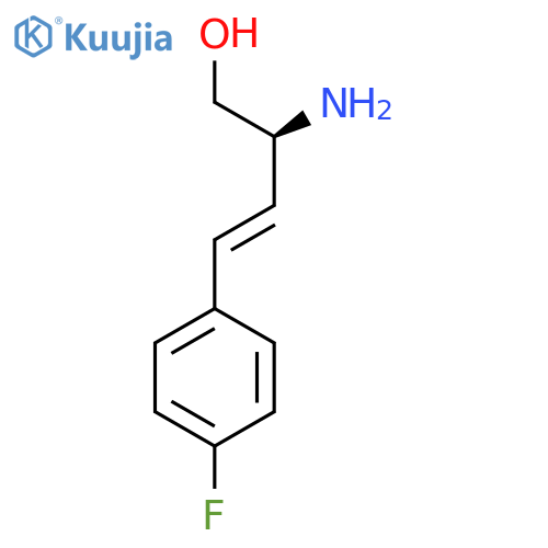 (2S)-2-amino-4-(4-fluorophenyl)but-3-en-1-ol structure