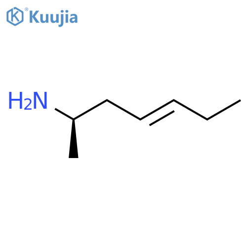 (2R)-hept-4-en-2-amine structure