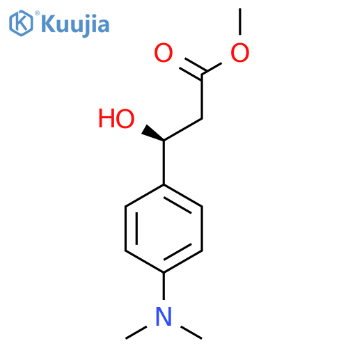 methyl (3S)-3-4-(dimethylamino)phenyl-3-hydroxypropanoate structure