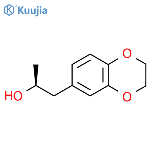 (2S)-1-(2,3-dihydro-1,4-benzodioxin-6-yl)propan-2-ol structure
