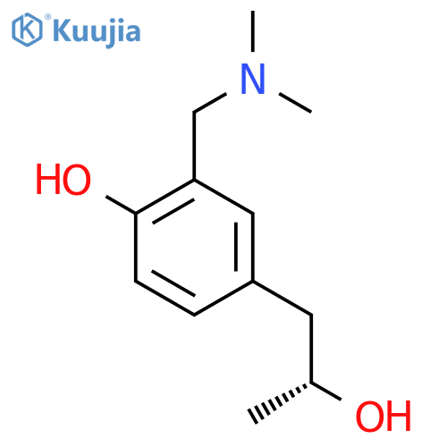 2-(dimethylamino)methyl-4-(2R)-2-hydroxypropylphenol structure